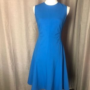 Calvin Klein Asymmetrical Blue Tank Dress